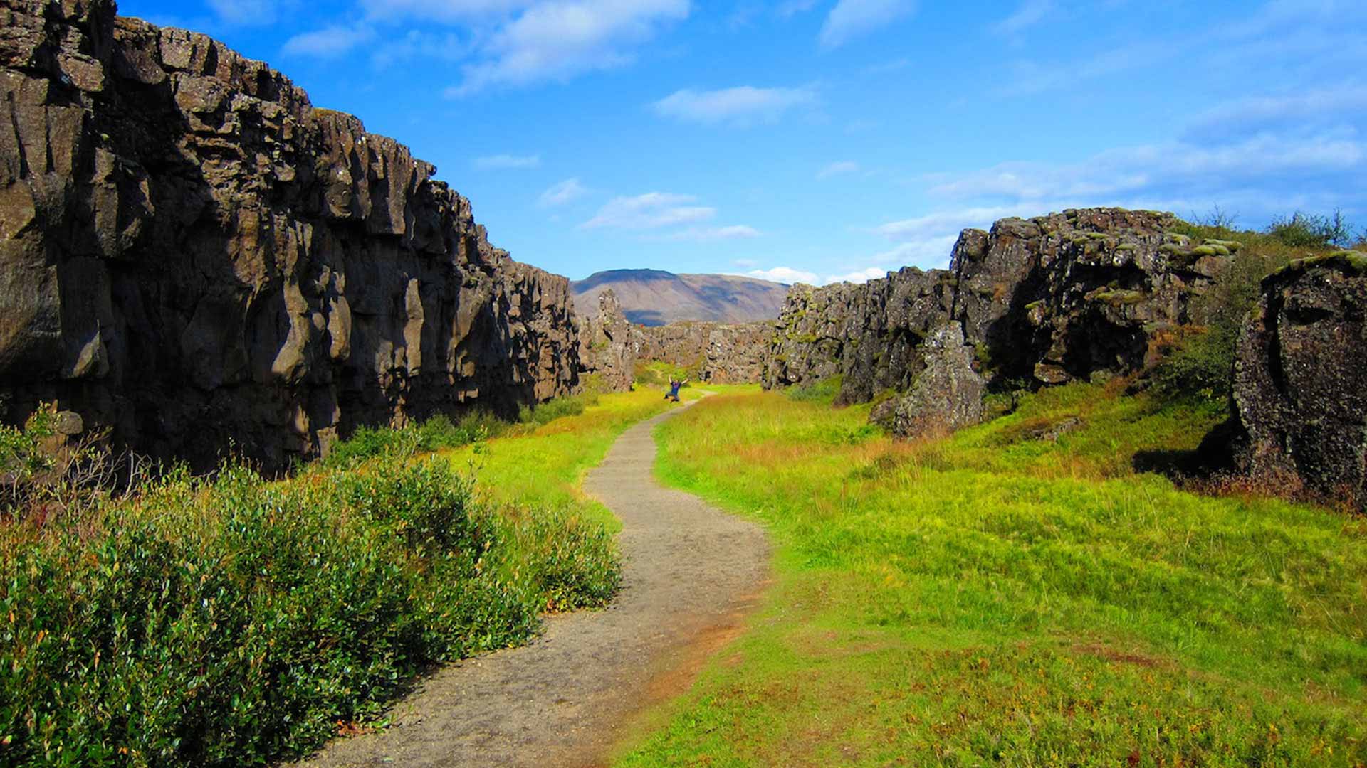Almannagjá in Þingvellir National Park