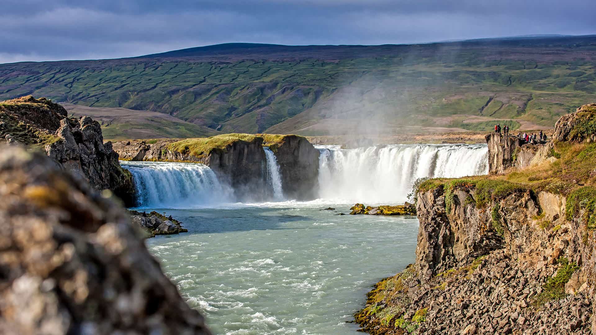 Goðafoss Waterfall in North Iceland