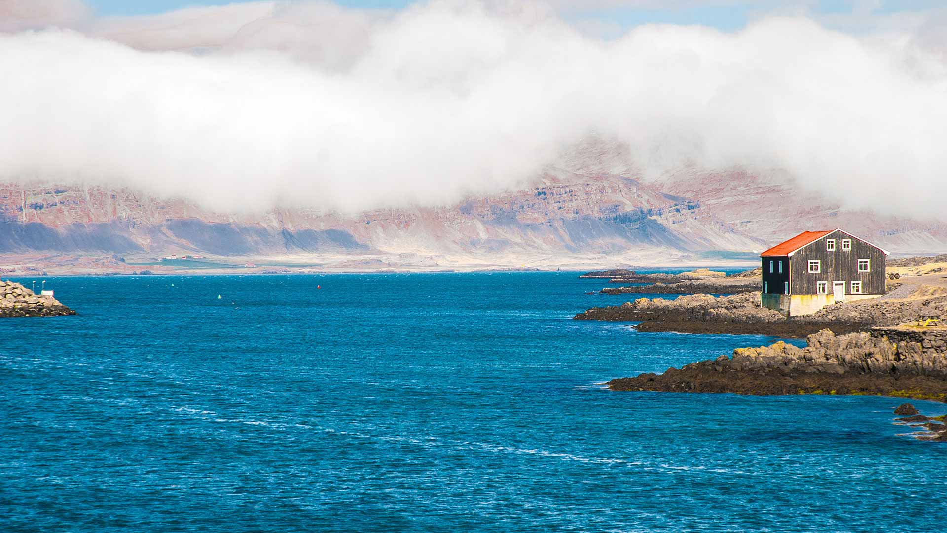 Djúpivogur Harbour in Iceland