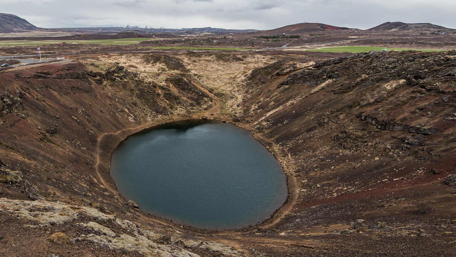 Kerið Crater in South Iceland