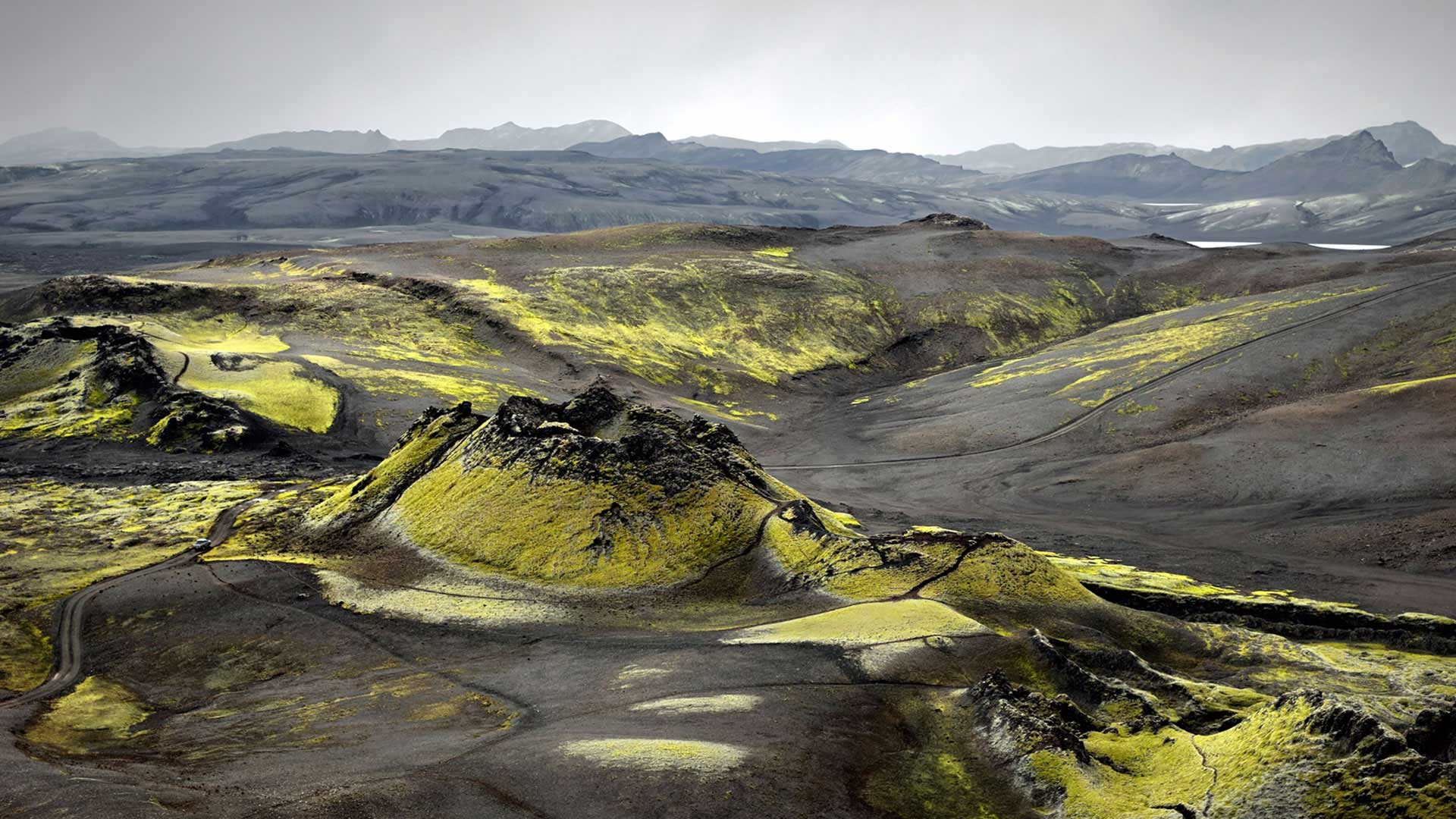 Lakagígar Volcano Craters in Iceland