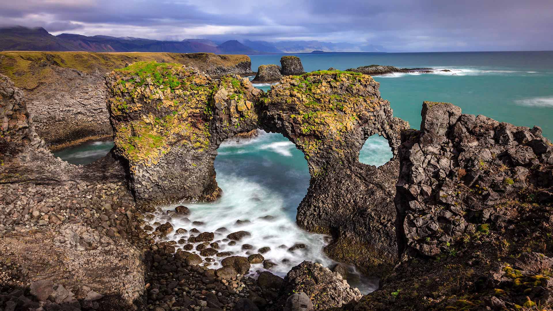 Lóndragnar Basalt Cliffs in West Iceland