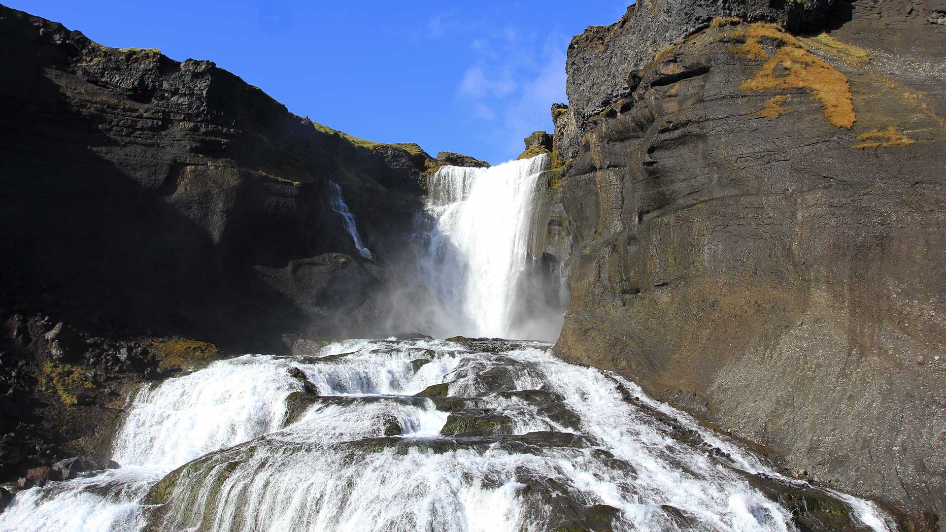 Ófærufoss Waterfall in Iceland