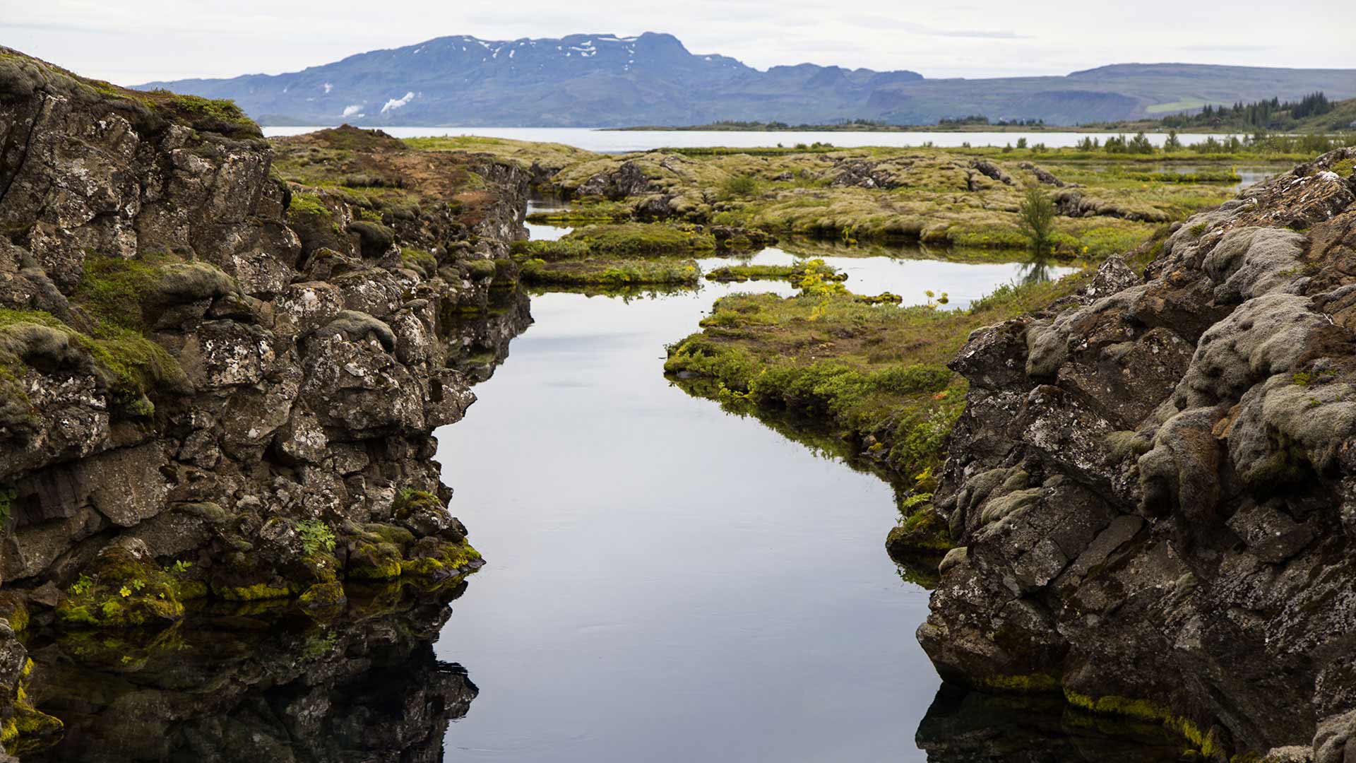 Þingvellir National Park in South Iceland