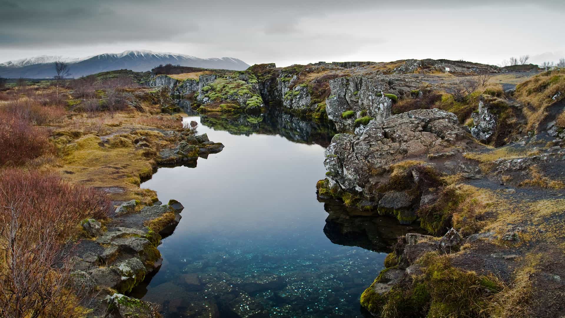 Þingvellir National Park in South Iceland