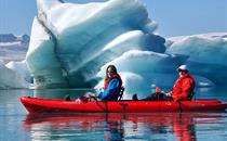 glacier kayak adventure vatnajokull